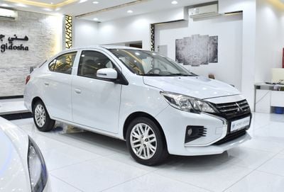 Mitsubishi Attrage GLX HIGHLINE EXCELLENT DEAL for our Mitsubishi Attrage ( 2021 Model ) in White Color GCC Specs