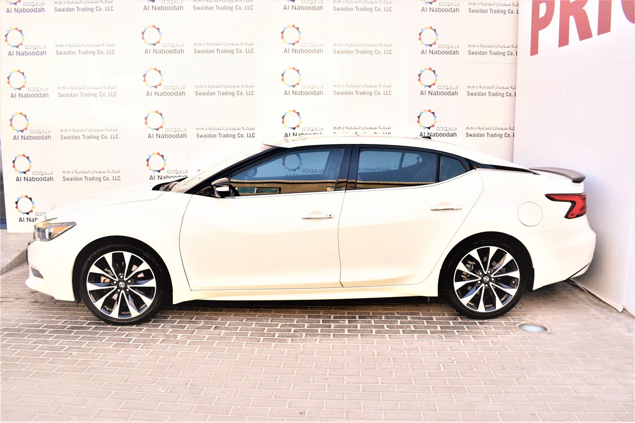 Nissan Maxima 3.5L SR V6 2018 GCC DEALER WARRANTY LEATHER SEAT SUNROOF