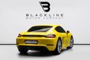 بورش كايمان 718 Std 2.0L M/T2024 Porsche Cayman, 2.0L TC F4, RWD, 300 bhp, 6 Speed Manual