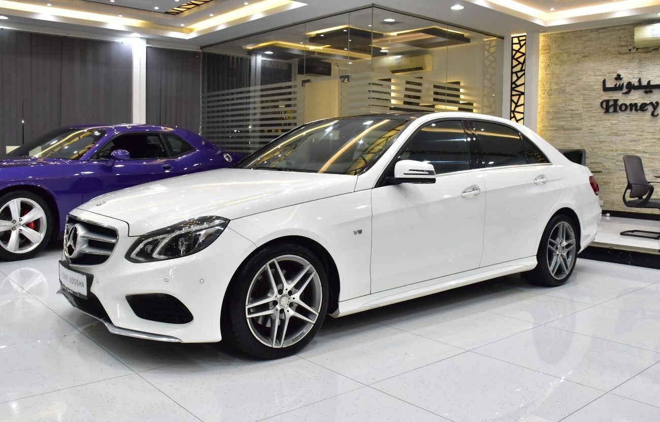 Mercedes Benz E300 AVANTGARDE SPORT EXCELLENT DEAL for our Mercedes Benz E300 ( 2014 Model ) in White Color GCC Specs