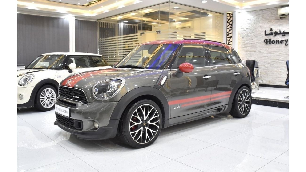 Mini John Cooper Works Countryman EXCELLENT DEAL for our Mini CountryMan John Cooper Works ( 2015 Model ) in Grey Color GCC Specs