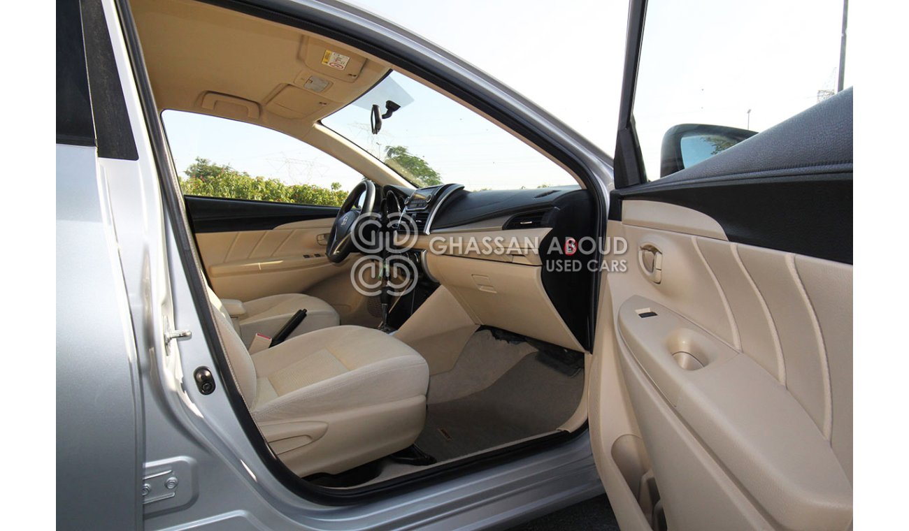 Toyota Yaris Certified Vehicle with Delivery option; YARIS(GCC SPECS) for sale with warranty(Code :50308)