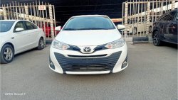 تويوتا يارس Toyota Yaris 1.5L E 2019 Model GCC Specs White Color 88898K.M Very Nice Car