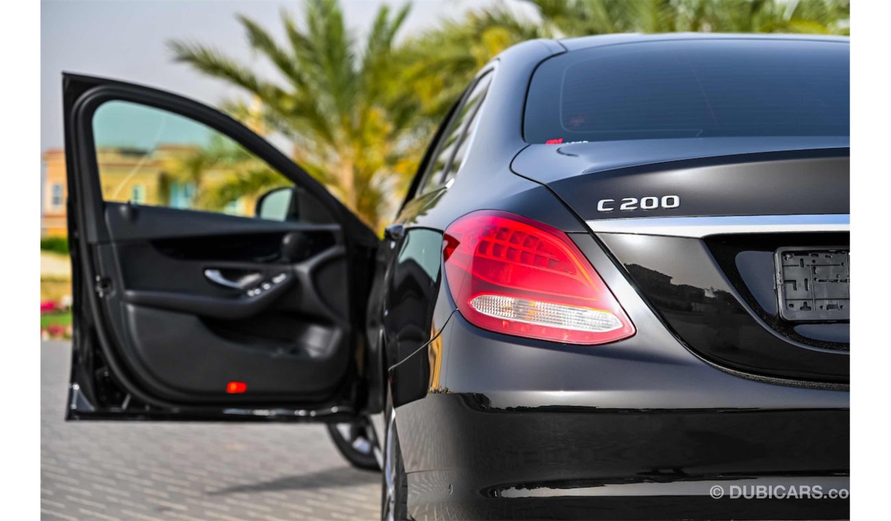 Mercedes-Benz C200 | AED 2,135 Per Month | 0% DP |  Amazing Condition