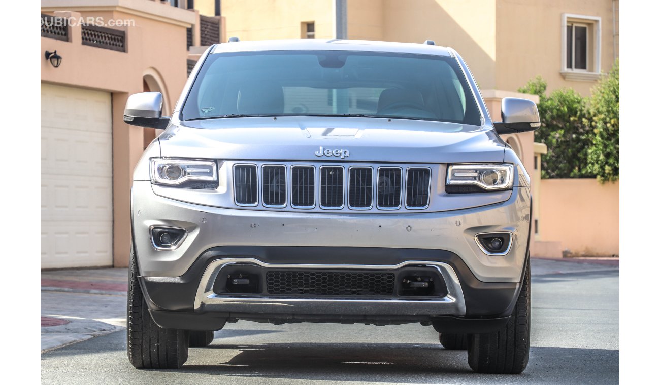 Jeep Grand Cherokee Limited 2015 GCC under Warranty with Zero downpayment.