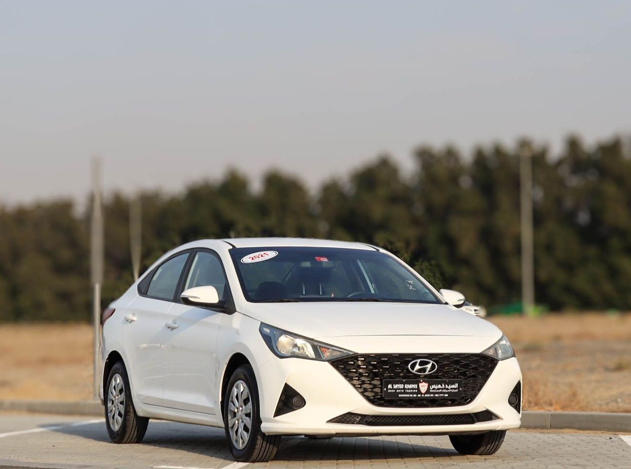 هيونداي أكسنت Base 1.6L (138 HP) hyundai accent  2021 GCC 1.6 L accident-free  in excellent condition 747 P.M