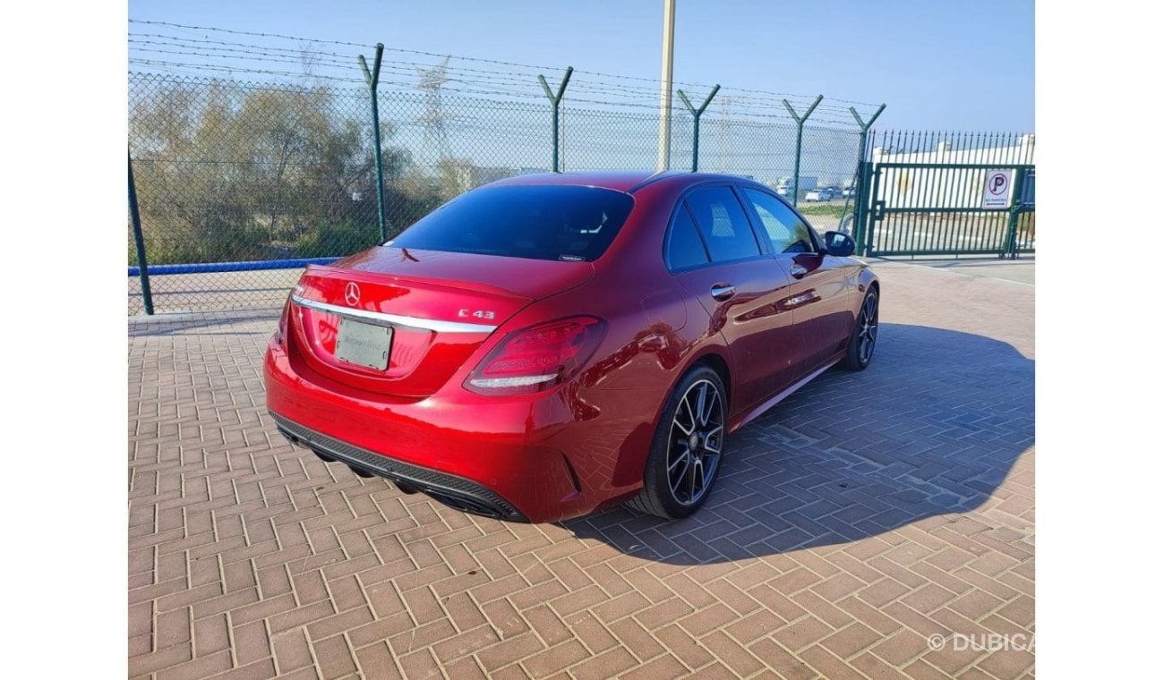 مرسيدس بنز C 43 AMG MERCEDES BENZ c43 2016 RED PETROL kms 43199 (347209)