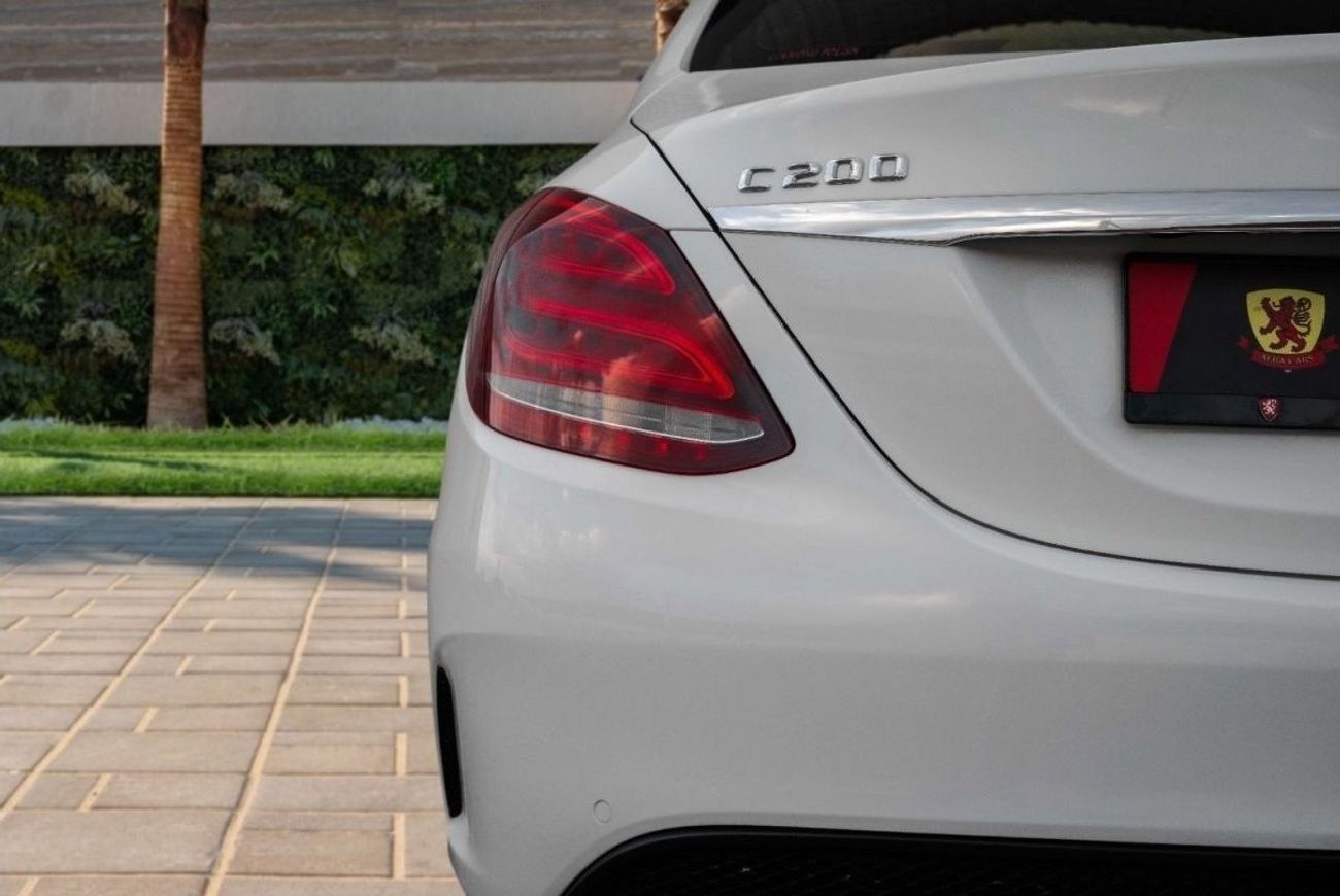 مرسيدس بنز C 200 Std | 2,701 P.M (3 Years)⁣ | 0% Downpayment | Excellent Condition!