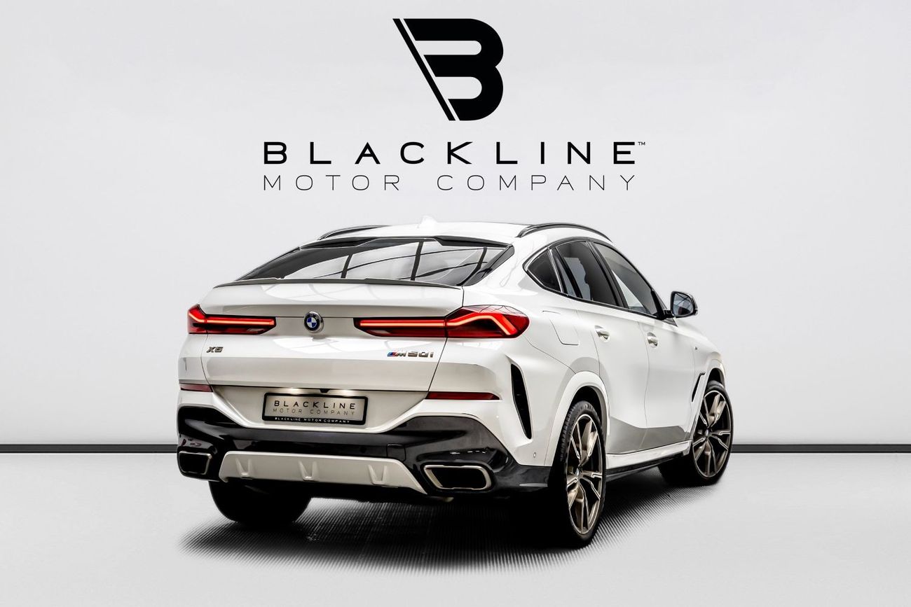 BMW X6 M50i 4.4L 2020 BMW X6 M50i, BMW Warranty + Service Contract, Low KMs, GCC