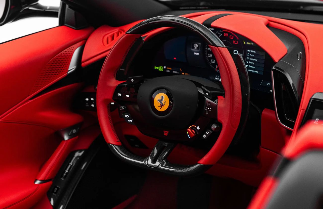 Ferrari Roma 3.9L V8 Twin-Turbocharged Engine