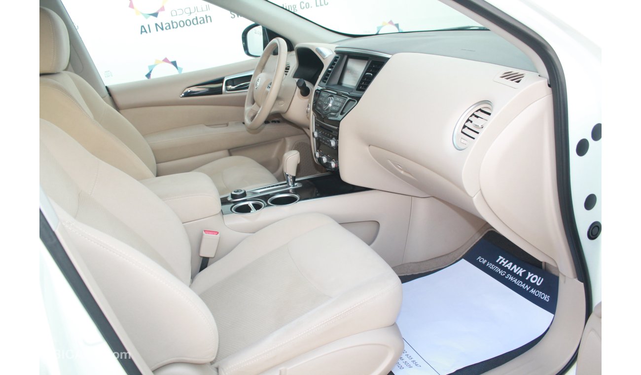 Nissan Pathfinder 3.5L V6 2015 S AWD GCC DEALER WARRANTY FREE INSURANCE