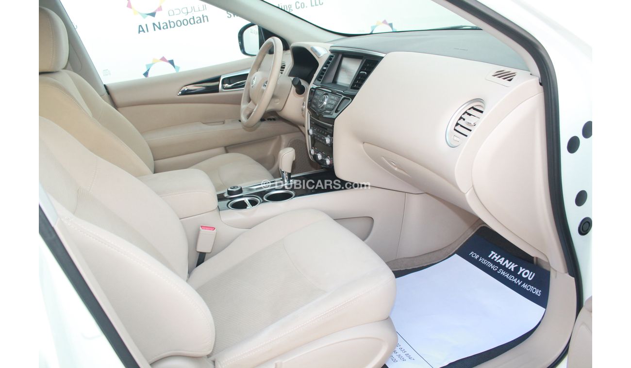 نيسان باثفايندر 3.5L V6 2015 S AWD GCC DEALER WARRANTY FREE INSURANCE