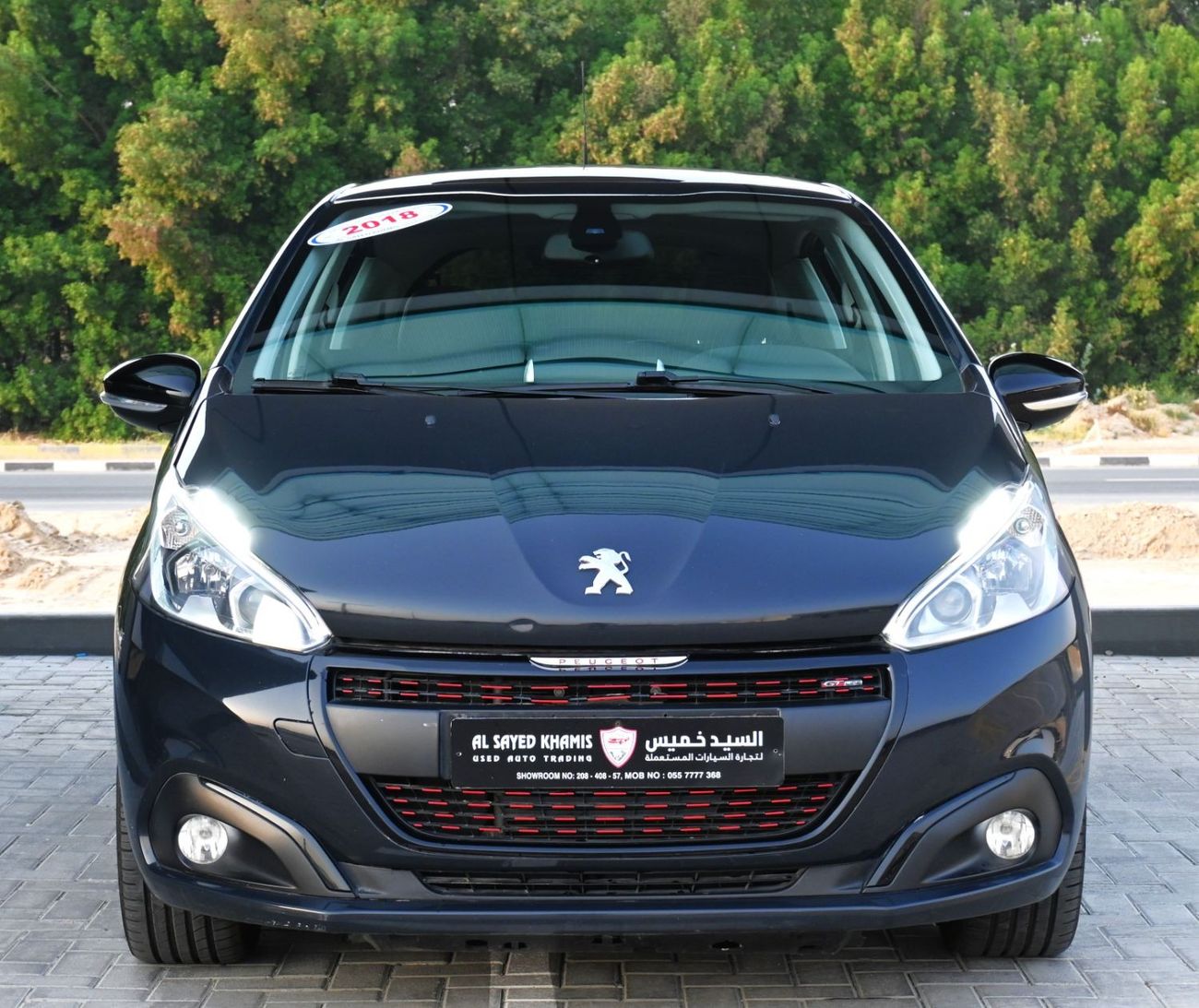 بيجو 208 GT لاين بيجو 208 GT_LINE خليجي 2018 بحالة ممتازة من الداخل والخارج