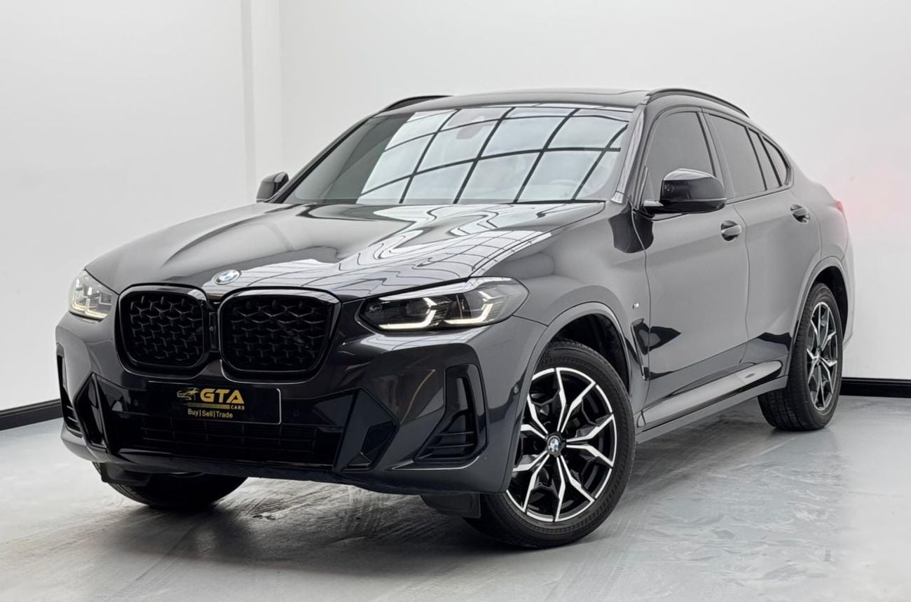 BMW X4 xDrive 30i M Sport 2.0L 2023 BMW X4 xDrive30i M-Sport, 2028 BMW Warranty, BMW Service History, GCC