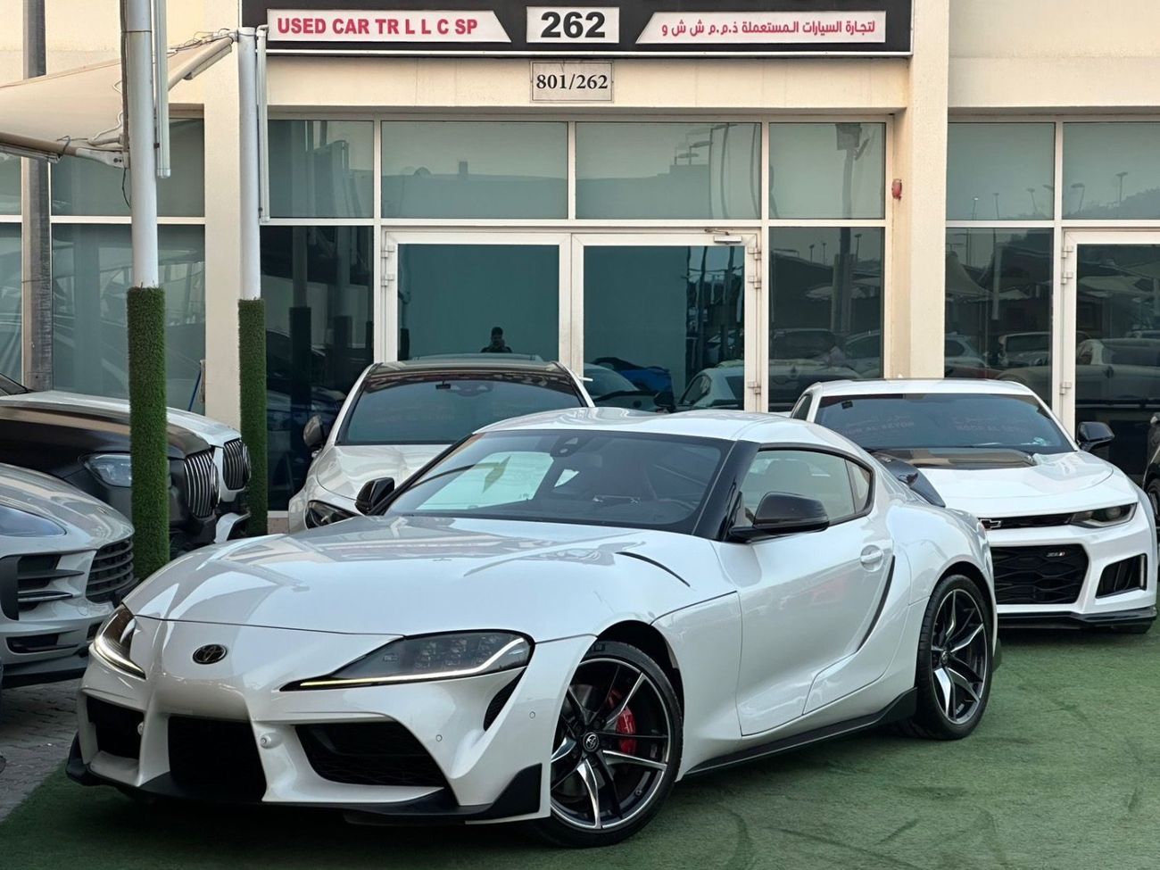 تويوتا سوبرا ‎تويوتا سوبرا جي ار خليجي 2022 ‎تشييكات الوكالة  ‎صبغ وكالة بحالة الوكالة V6 ‎فل اوبشن فل كاربن فايب