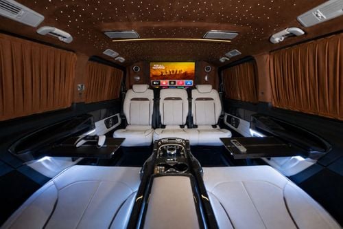 Mercedes Benz V300 VLINE VIP EDITION NEW ARRIVAL 2026 MODEL VIP MERCEDES GCC V300 with ADDITIONAL REAR AC - 2 Years Warranty by VLINE