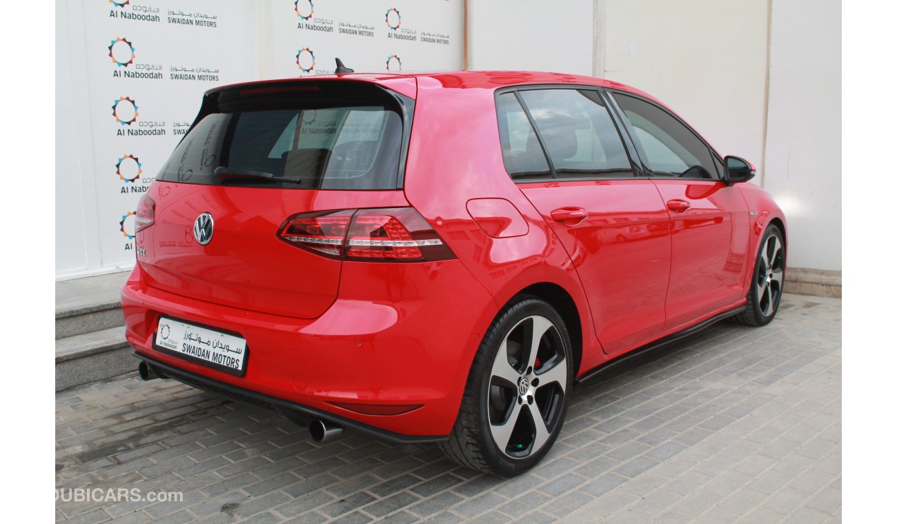 فولكس واجن جولف 2.0L 2015 MODEL WITH SUNROOF CAMERA SENSOR GTI