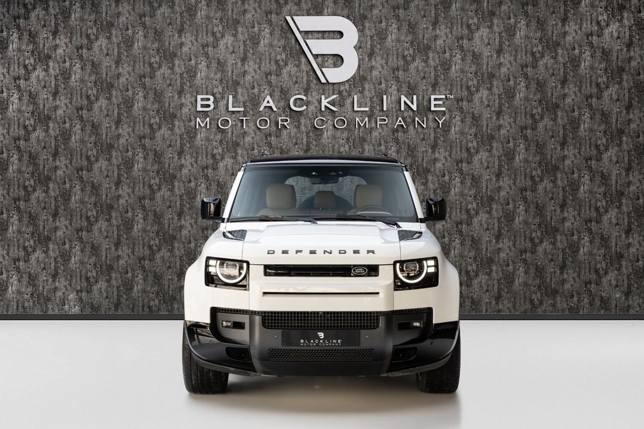 Land Rover Defender 110 X-DYNAMIC HSE P400 BUY NOW, PAY LATER | THE BLACKLINE STANDARD | 2030 Land Rover Warranty + Service, Low KMs, GCC