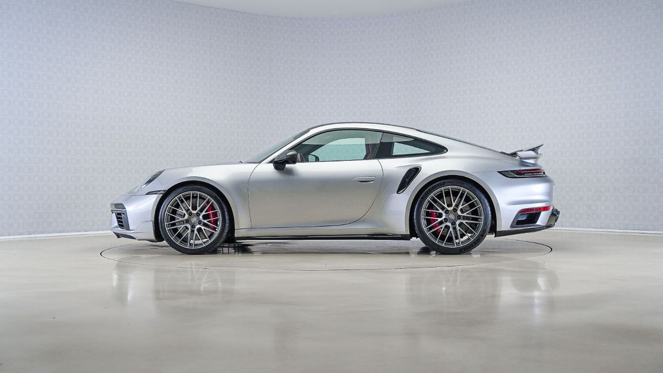 Porsche 911 Turbo 3.8L (580 HP) Coupe | AED 10,633 PM | Warranty March 2026 | GCC