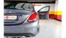 مرسيدس بنز C 200 SOLD ||| Mercedes Benz C200 AMG 2017 GCC under Agency Warranty with Flexible Down-Payment