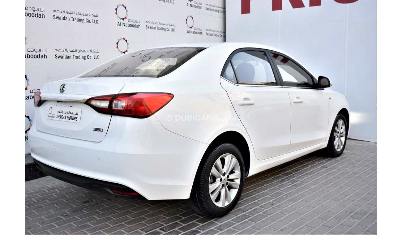MG 360 LUXURY 1.5L 2018 GCC DEALER WARRANTY