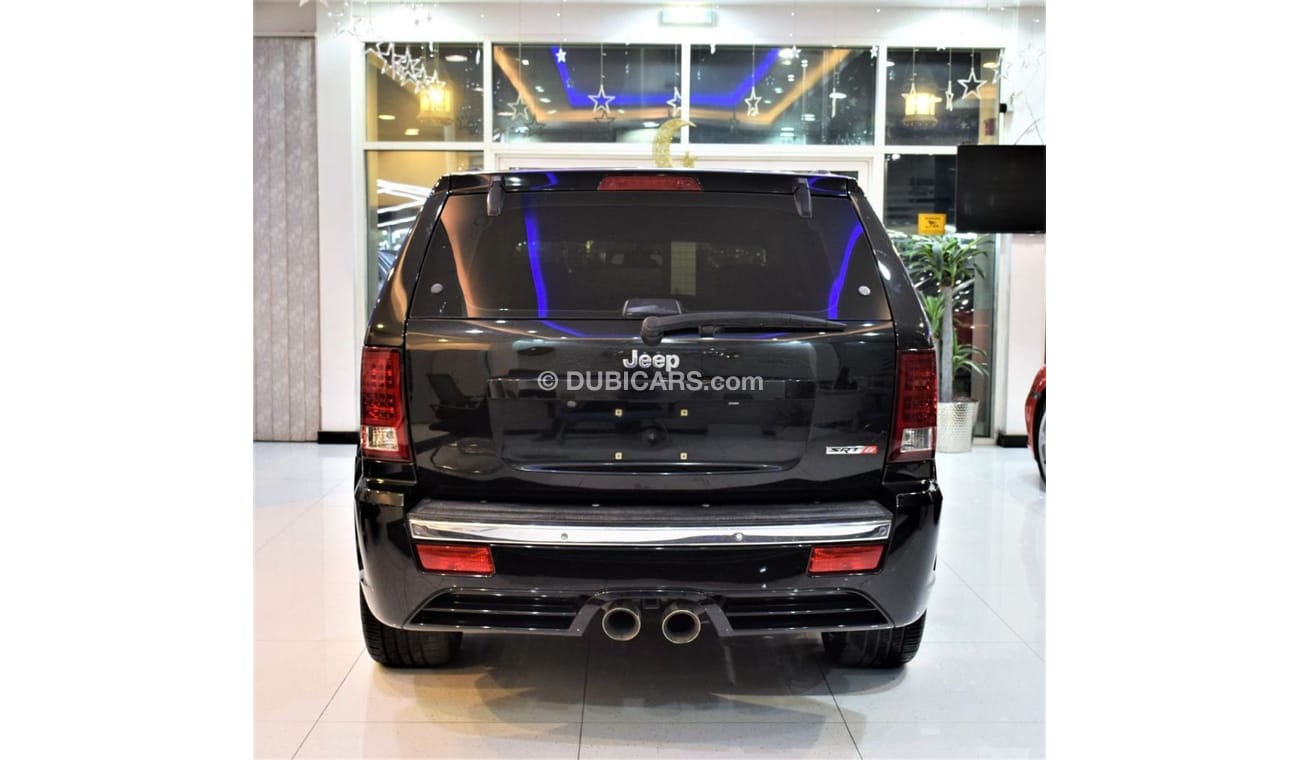 Jeep Grand Cherokee ORIGINAL PAINT ( صبغة وكالة ) Jeep Grand Cherokee SRT8 2010 Model!! in Black Color! GCC Specs