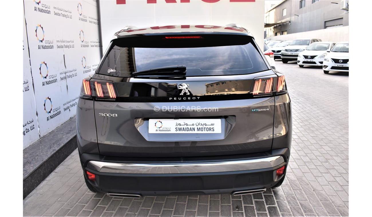 Peugeot 3008 PHEV | AED 2479 PM | HYBRID4 1.6L GT 2023 GCC AGENCY WARRANTY UP TO 2027 OR 100K KM