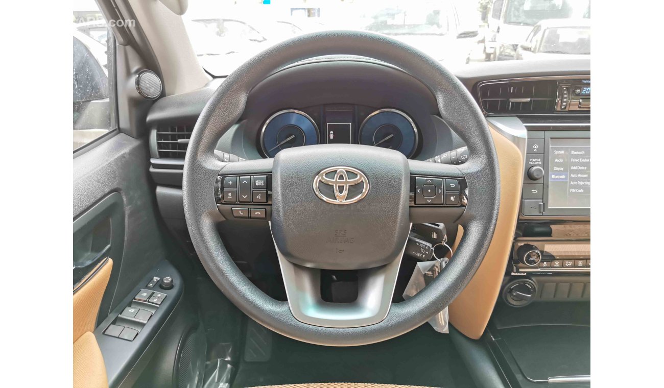 Toyota Fortuner 2.7L 4CY Petrol, 17" Tyre, Fabric Seats, LED Headlights, Bluetooth, Front & Rear A/C (CODE # TFMO01)