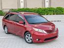 Toyota Sienna LE (NON GCC) Mid Option With Navigation In Perfect Condition 7 Seater Flawless Family Van