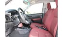Toyota Hilux 2022 | HILUX M/T 4X4 2.4L FABRIC SEATS RED INTERIOR BASIC WITH GCC SPECS - EXPORT ONLY