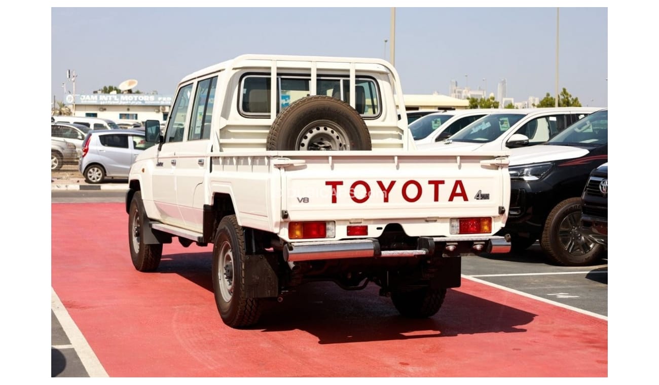 تويوتا لاند كروزر بيك آب LANDCRUISER 4.5 MT DOUBLE CABIN PICKUP WHITE 2023 * EXPORT ONLY *