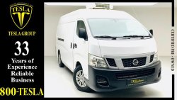 Nissan Urvan HIGH ROOF + FREEZER + THERMO KING + FSH / GCC / 2016 / WARRANTY + FREE SERVICE CONTRACT / 984 DHS PM