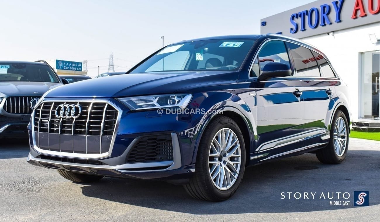 أودي Q7 55 TFSI MHEV Quattro S line V6 3.0L Aut. (For Local Sales plus 10% for Customs & VAT)