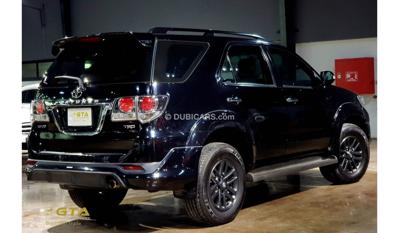 تويوتا فورتونر 2015 Toyota Fortuner TRD, Full Service History, Warranty, Original paint, GCC