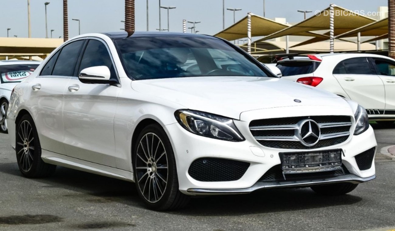 مرسيدس بنز C 200 خليجي مالك واحد تشيكات وضمان وكالة توب اوبشن  بانوراما AMG