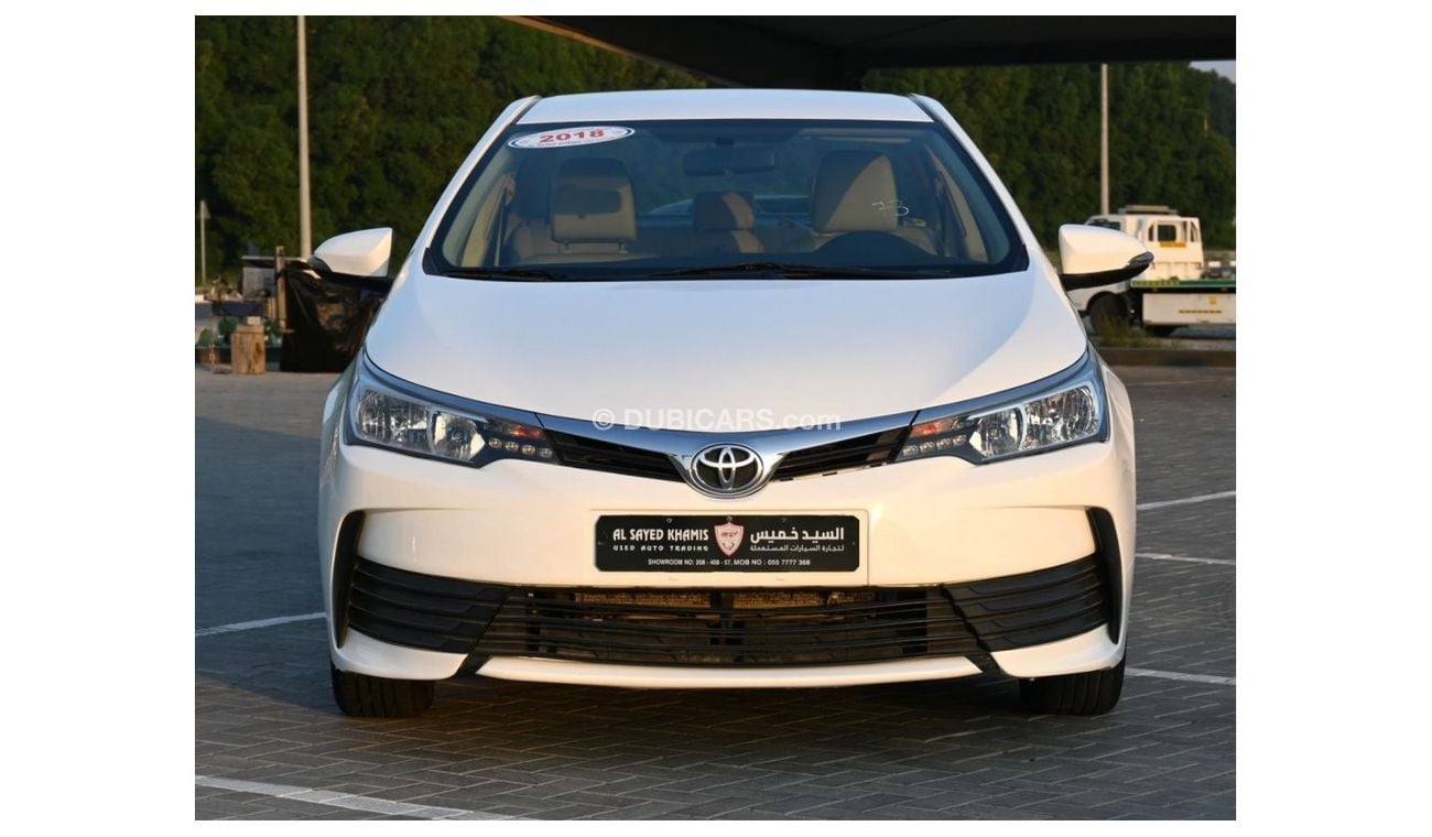 Toyota Corolla XLI 2018 GCC EXCELLENT CONDITION WITHOUT ACCIDENT