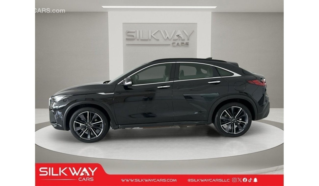 إنفينيتي QX55 إنفينيتي QX55 LUXE 2023: الأناقة تلتقي بالأداء في SilkWay Cars!