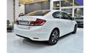 Honda Civic EXCELLENT DEAL for our Honda Civic 1.8 ( 2013 Model ) in White Color GCC Specs