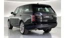 Land Rover Range Rover HSE HSE | 1 year free warranty | 0 down payment | 7 day return policy