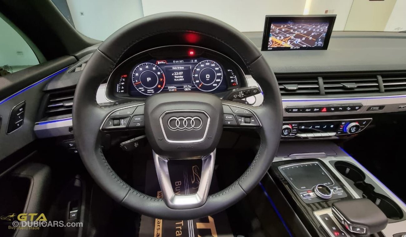 Audi Q7 2019 Audi Q7 55TFSI Quattro, Service and Warranty Audi, GCC