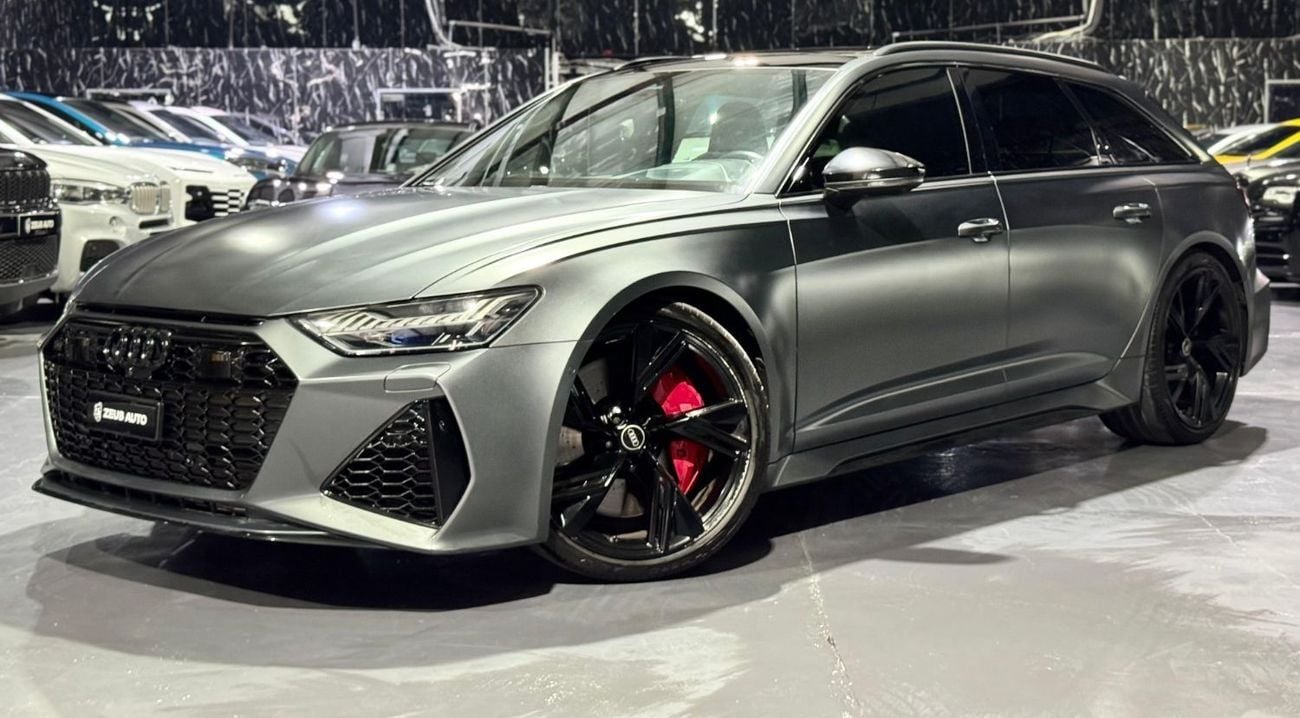أودي RS6 quattro 4.0L 2021 Audi RS6 Quattro Sportback, Warranty, Carbon Fiber Package, Full Options, 591HP
