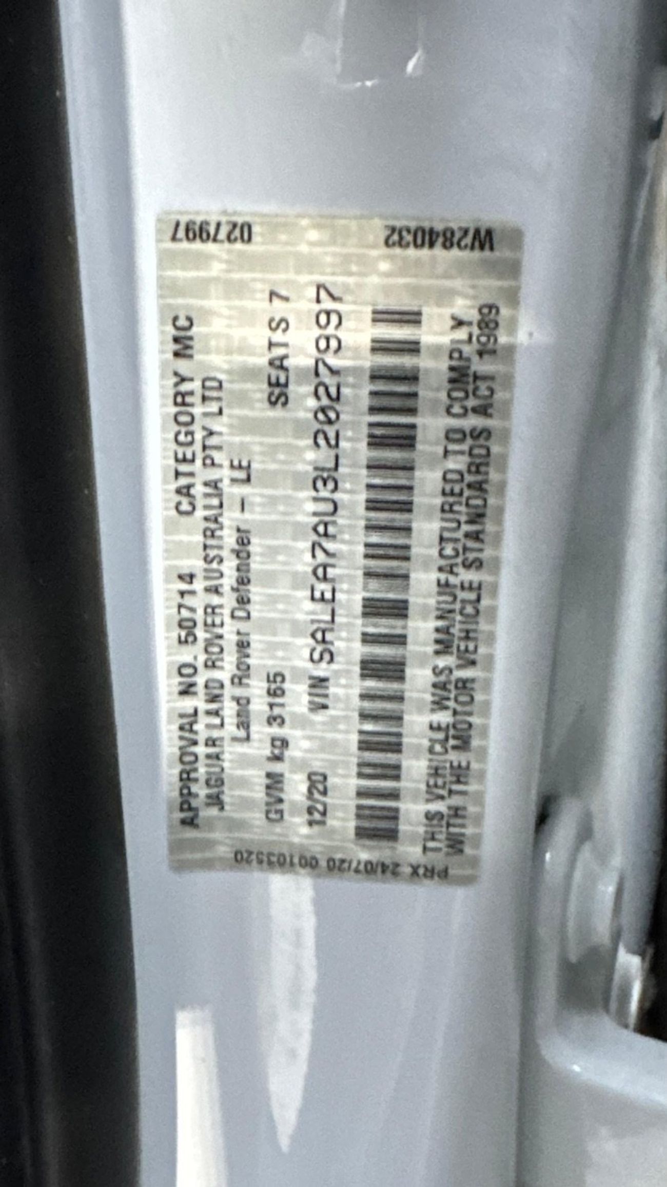 Land Rover Defender Export fromAustralia