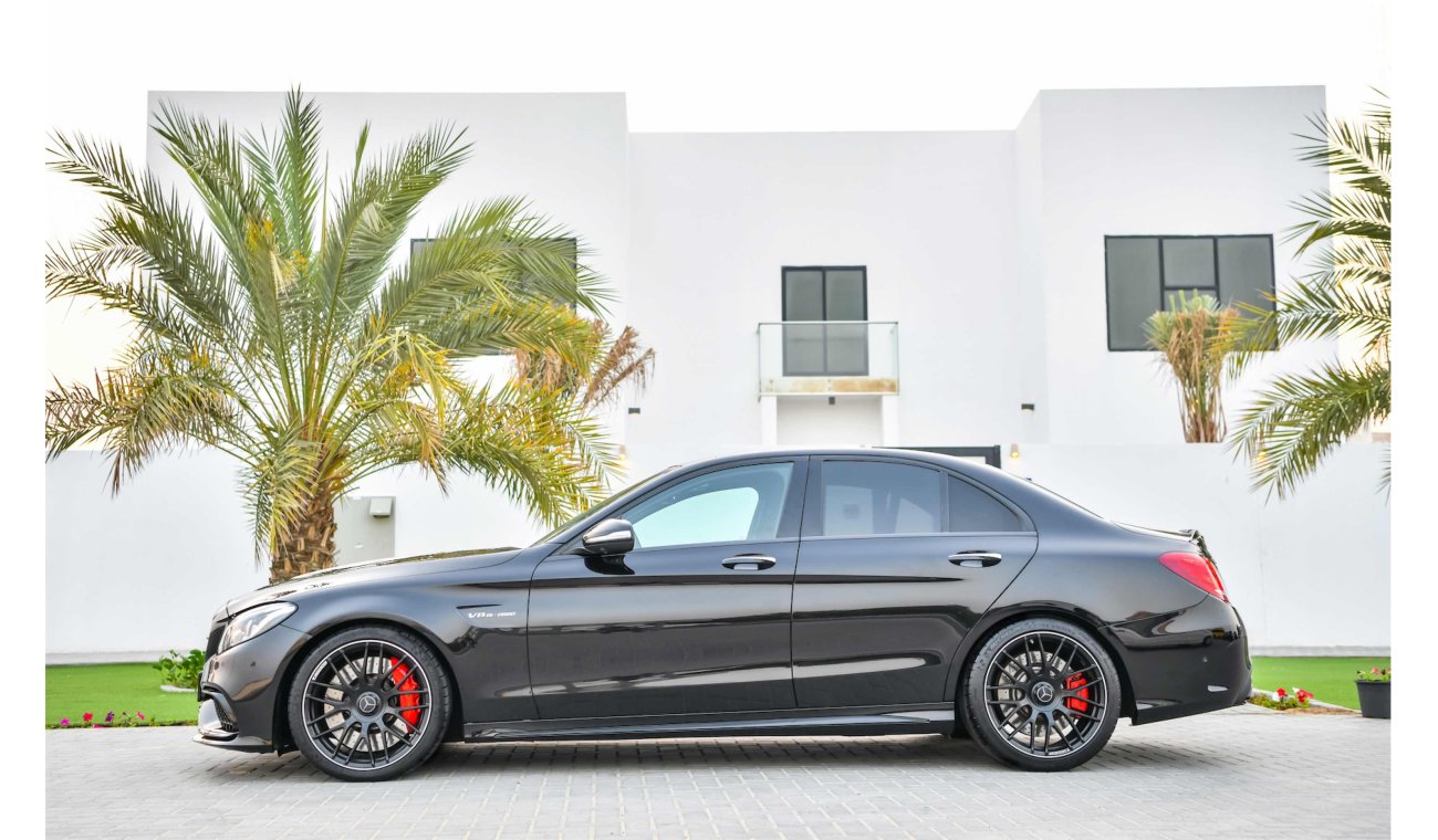 مرسيدس بنز C 63 AMG New Shape- Full Agency Service History! - AED 4,289 Per Month - 0% DP