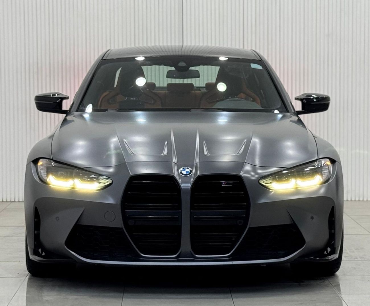 بي أم دبليو M3 Competition 3.0L 2021 BMW M3 Competition, Warranty, Service History, Carbon Fiber Package, Full Opti