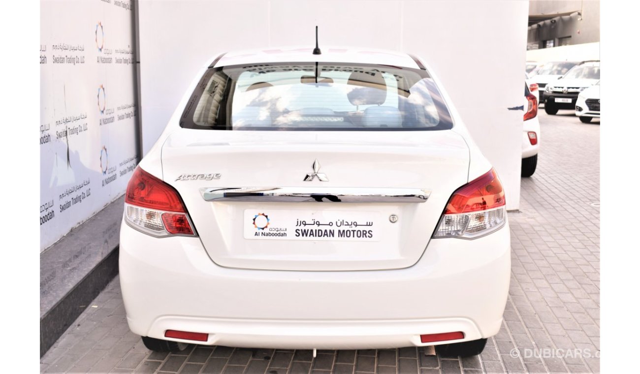 Mitsubishi Attrage AED 665 PM | 1.2L GLX SEDAN GCC WARRANTY