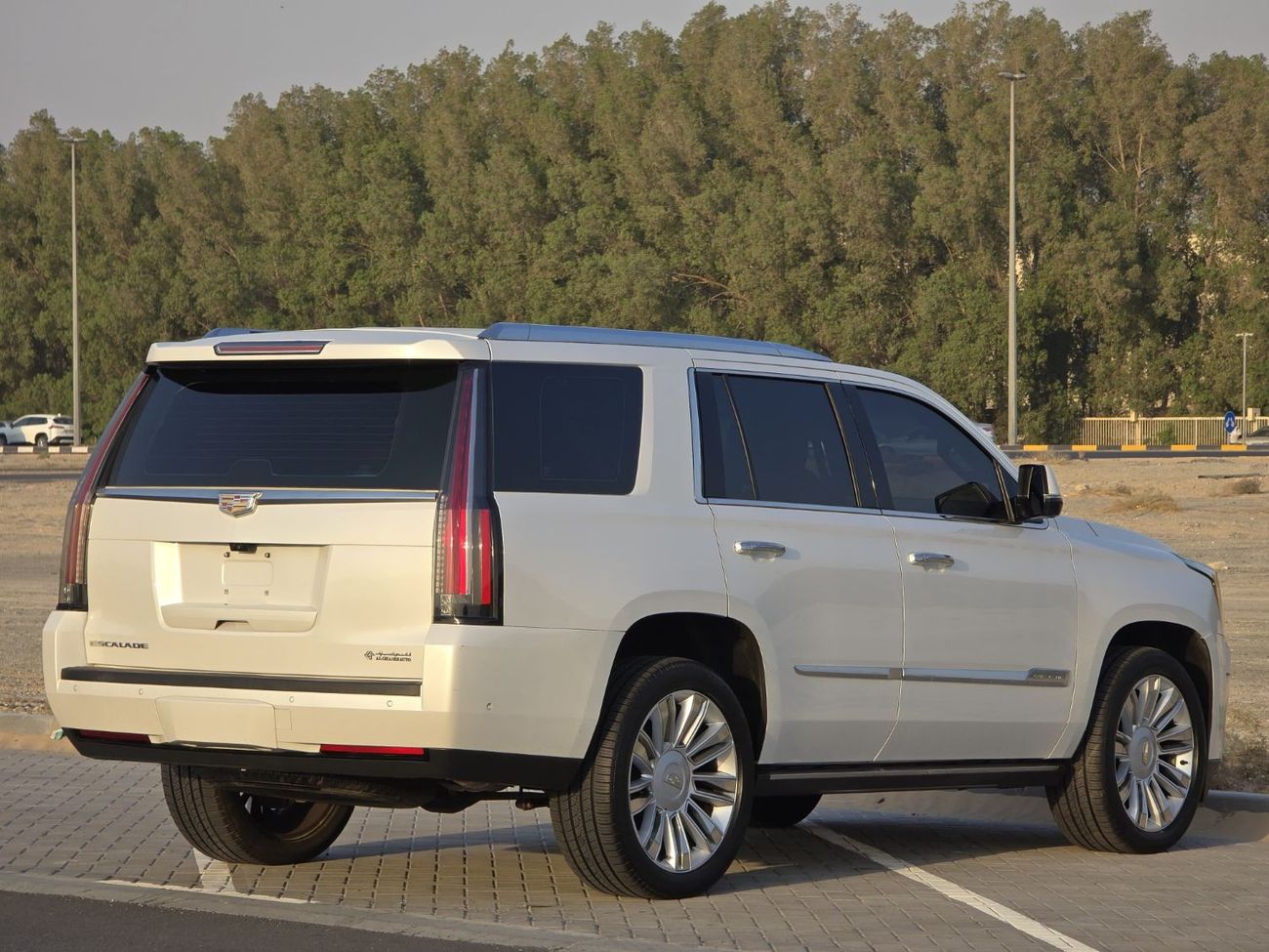 Cadillac Escalade Platinum 6.2L CADILLAC ESCALADE 2018 GCC 2KEYS // ORGINAL PAINT // GOOD CONDITION INSIDE OUT SIDE