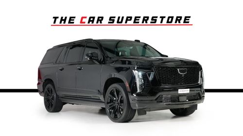 Cadillac Escalade  ESV- GCC- new shape-low mileage- Agency warranty and service
