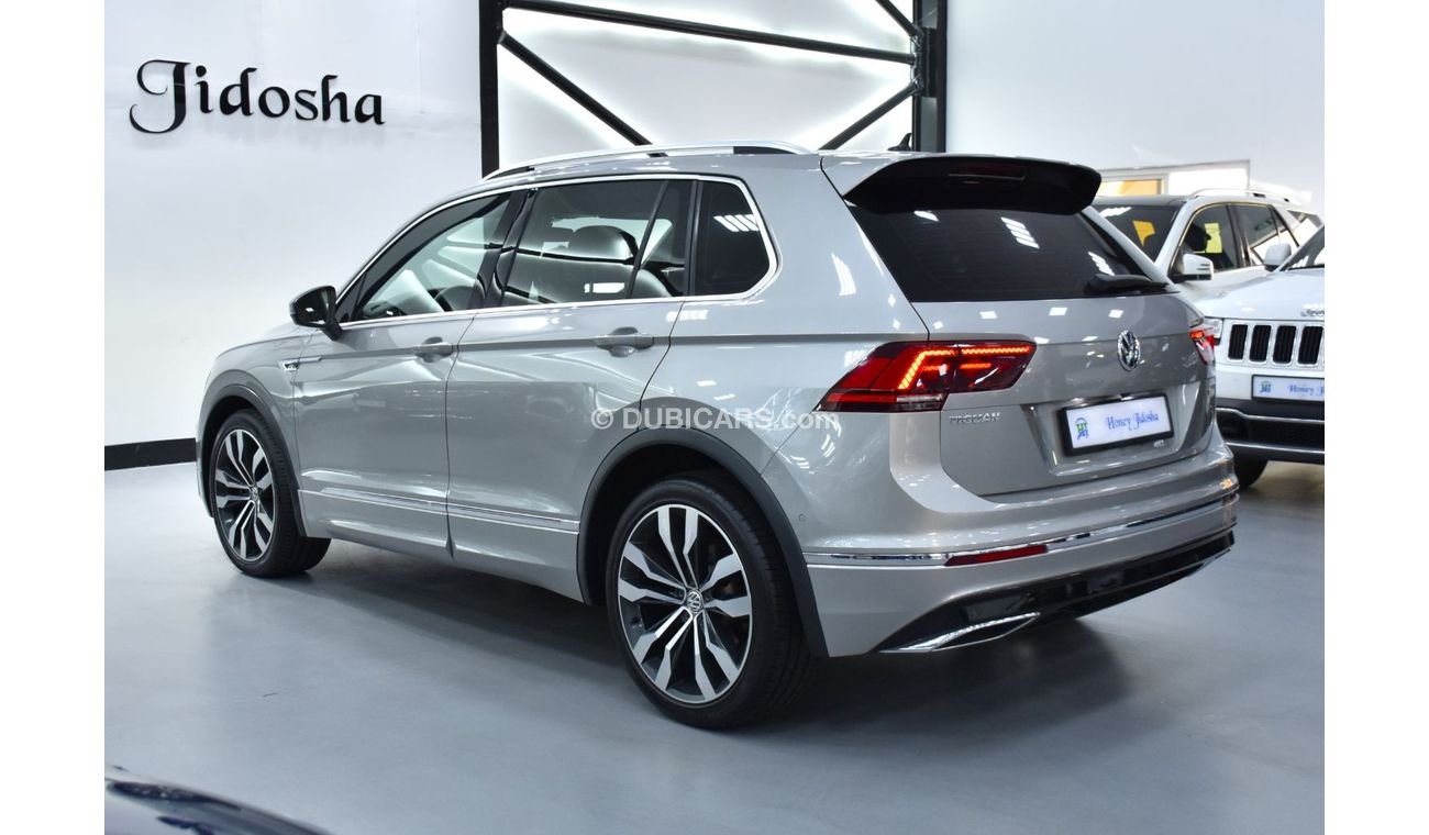 Volkswagen Tiguan EXCELLENT DEAL for our Volkswagen Tiguan R-Line 4Motion ( 2019 Model ) in Beige / Silver Color GCC S