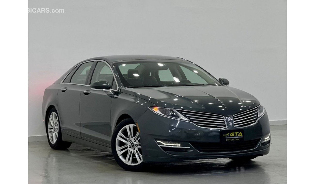 لنكن MKZ 2015 Lincoln MKZ 2.0L EcoBoost, Full Service History, Fully Loaded, GCC