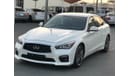 Infiniti Q50 INFINITY Q50S MODEL 2017 GCC car perfect condition full option sun roof leather seats back camera ba